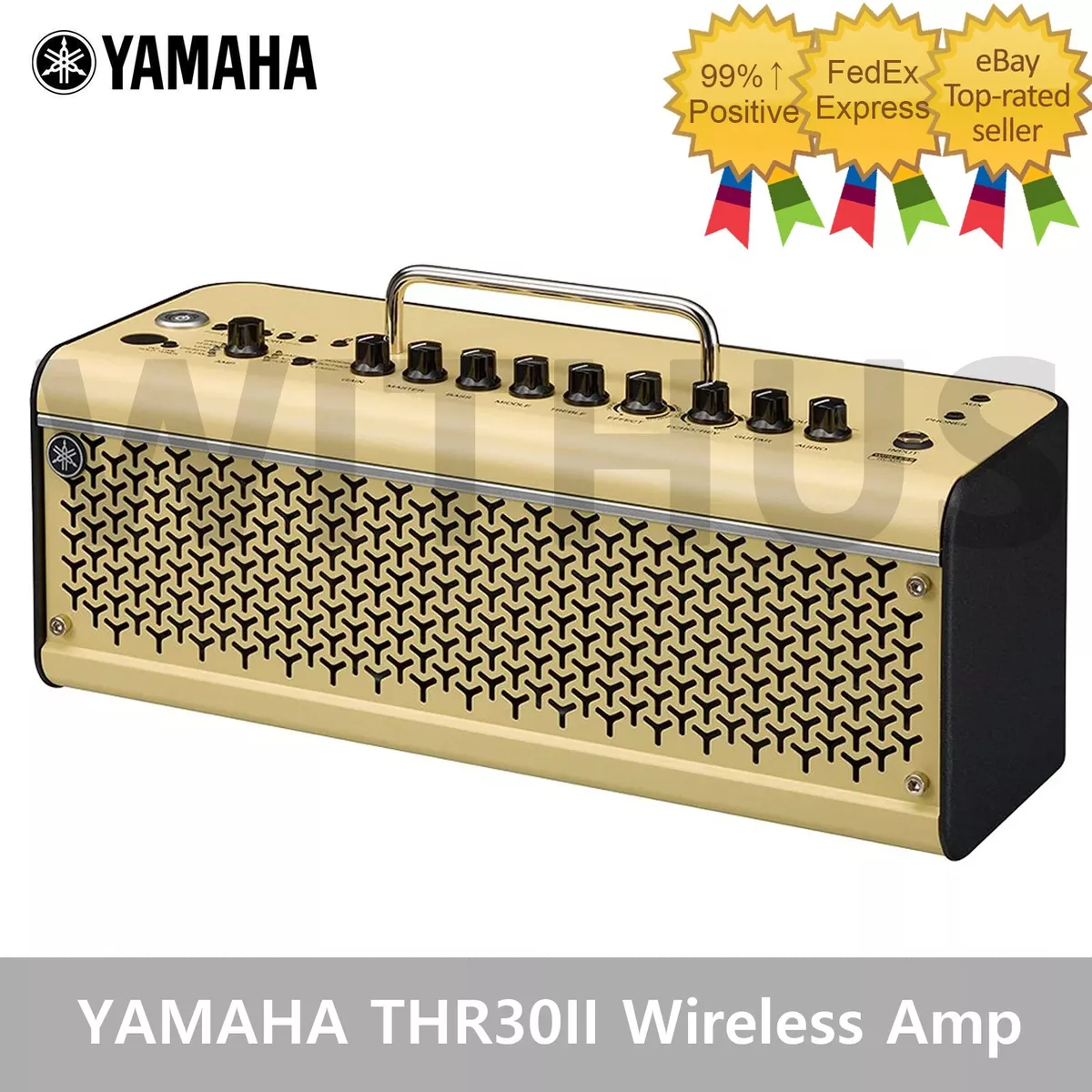 Yamaha THR30II Wireless Acoustic Desktop Amplifier 30W Hi-Fi Stereo Amp -  Cream