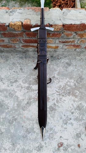 Hand Forged High Carbon Steel Viking Sword Sharp / Battle Ready Medieval Sword - Picture 2 of 11
