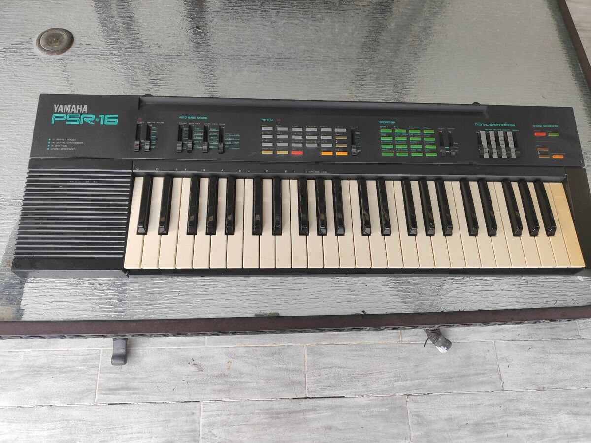 Vintage(1988) Yamaha PSR-16 synthesizer/keyboard 49 keys as Vintage(1988) Yamaha PSR-16 synthesizer/keyboard 49 keys as