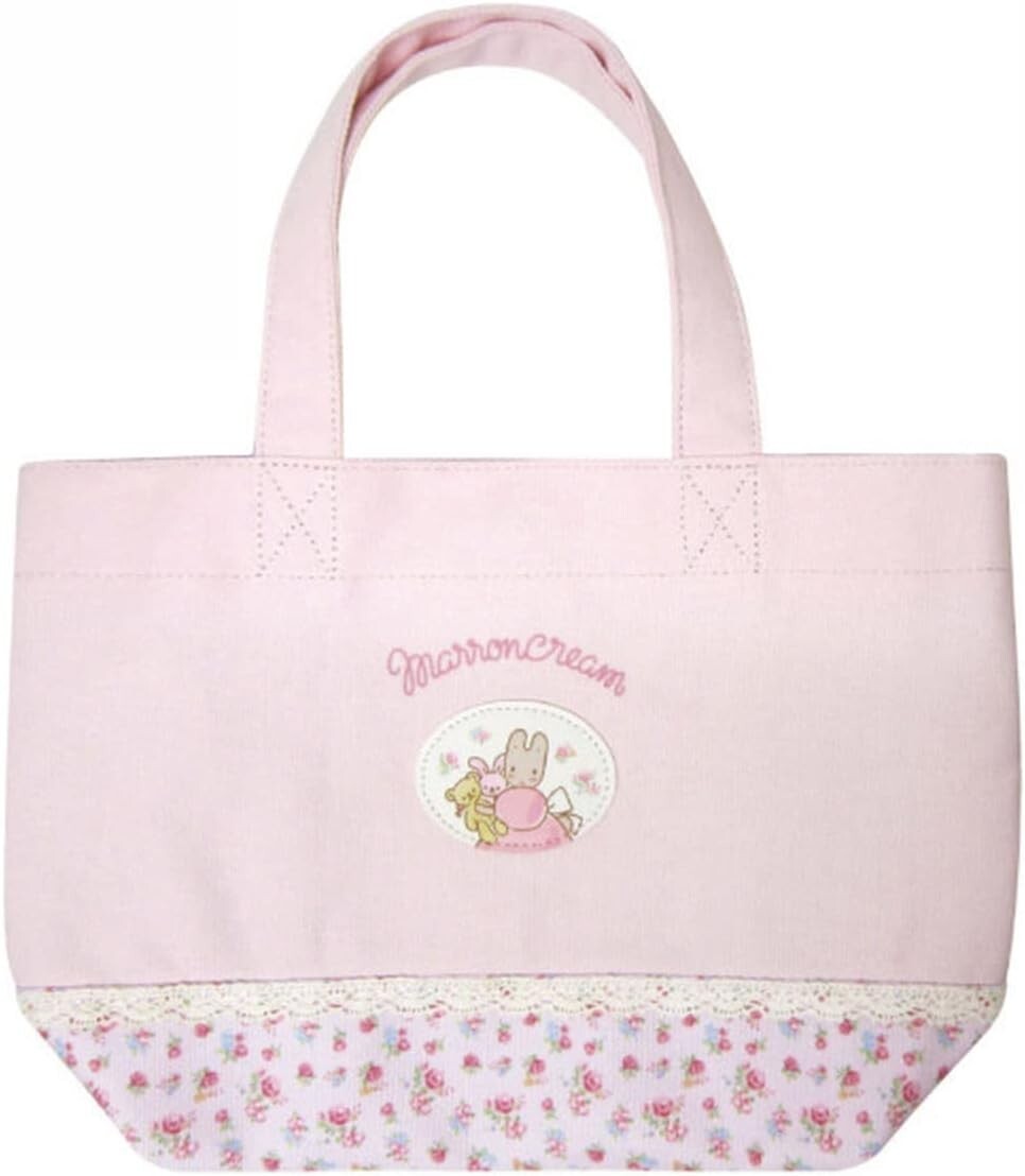 Sanrio Character MARRON CREAM Mini Tote Bag Pink Lunch Bag New