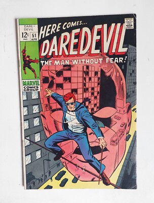 Daredevil #51 4/1969 (8,5 VF+) Starr Saxon