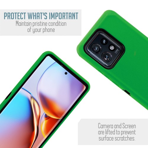 Funda protectora a prueba de golpes para Motorola Moto Edge 2024 se adapta a clip de cinturón defensor - Imagen 23 de 54