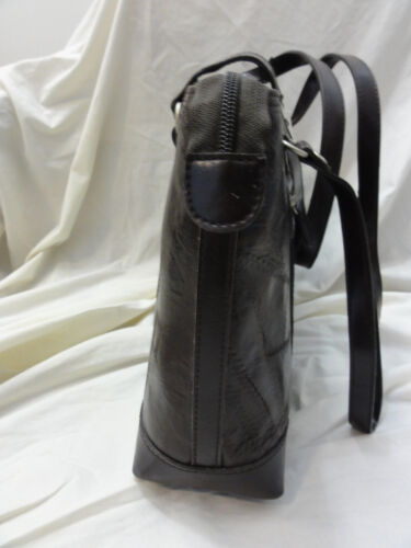 Bolso de hombro/cartera de cuero marrón envejecido con cremallera MC - Imagen 6 de 24