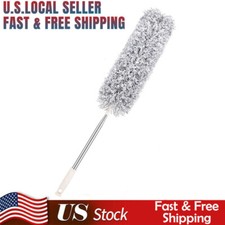 Microfiber Duster Cleaning Brush Dust Cleaner Bendable Handle Soft Extendable