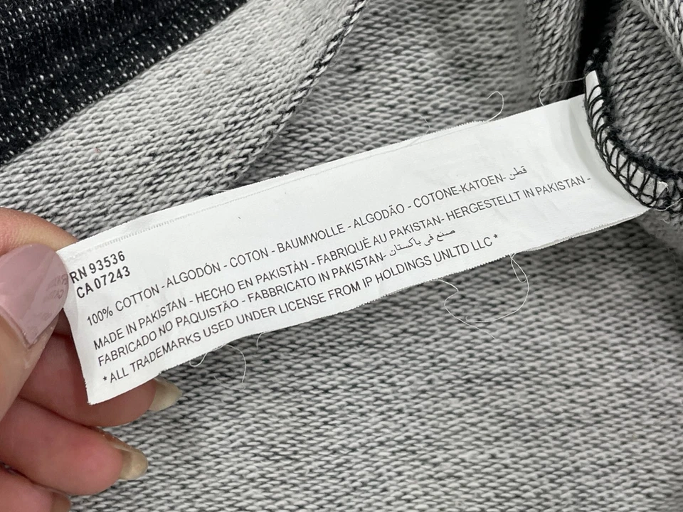 Marc Ecko Corte y Costura Para Hombres XL Gris Cuello en V Cárdigan Suéter Sudadera con Botones Foto 3 de 4