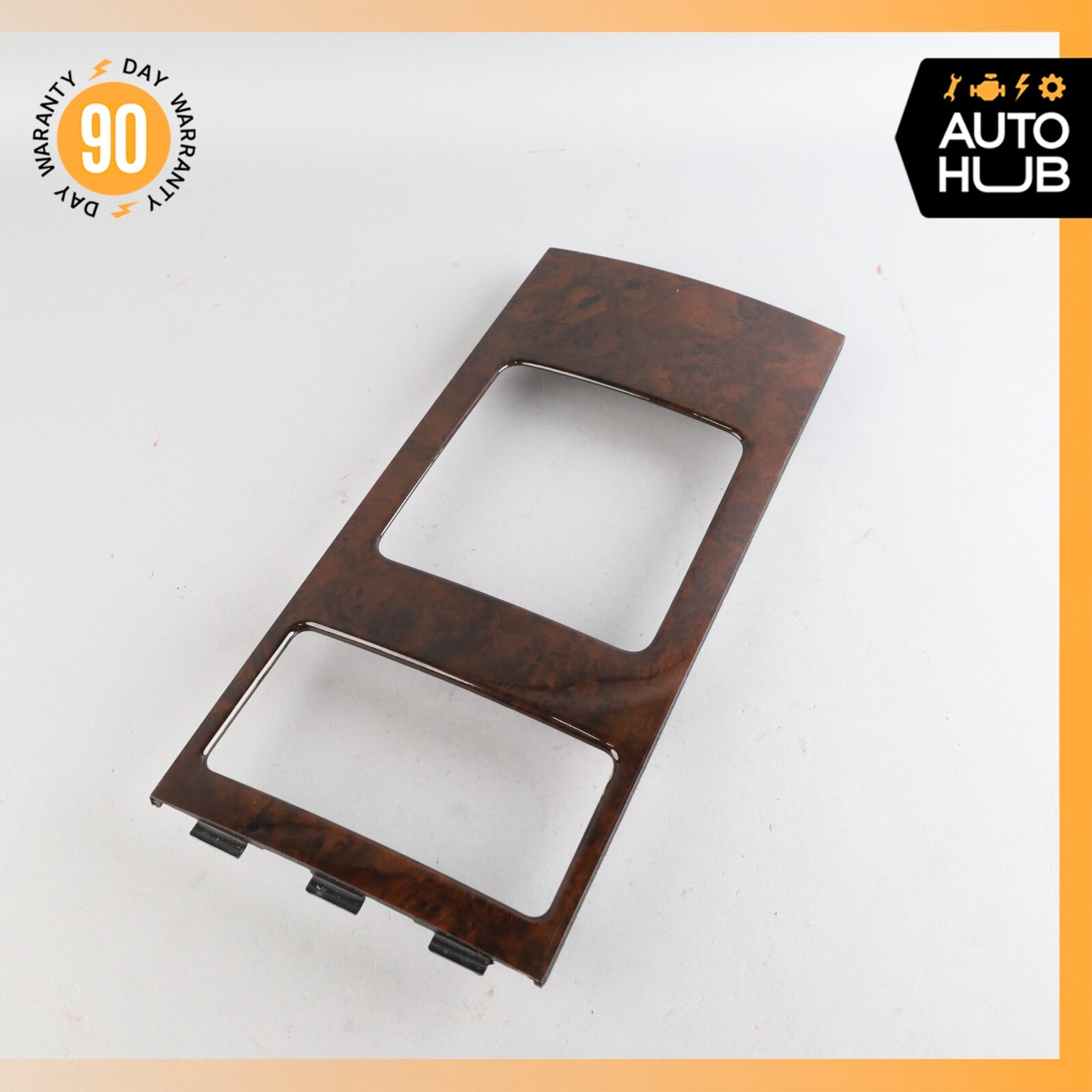 03-10 Bentley Continental GT Coupe Rear Center Console Trim Bezel Wood OEM 73k