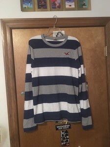 hollister striped t shirt