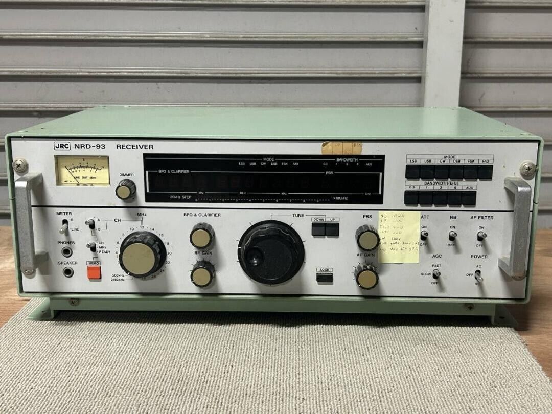 受信機 JRC NRD-93 RECIVER Power Only - JRC NRD-93 Radio Receiver SSB, AM, CW, DSB Free