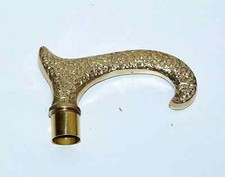 Designer Brass Black Handle Head FOR Vintage Wooden Walking Stick Only Handle 