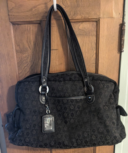 Vintage Anne Klein New York Carry On Travel Weekender Luggage Bag 