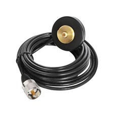 NMO Magnet Antenna Mount Base PL-259 Magnetic Plug 5M Cable for Mobile Radios