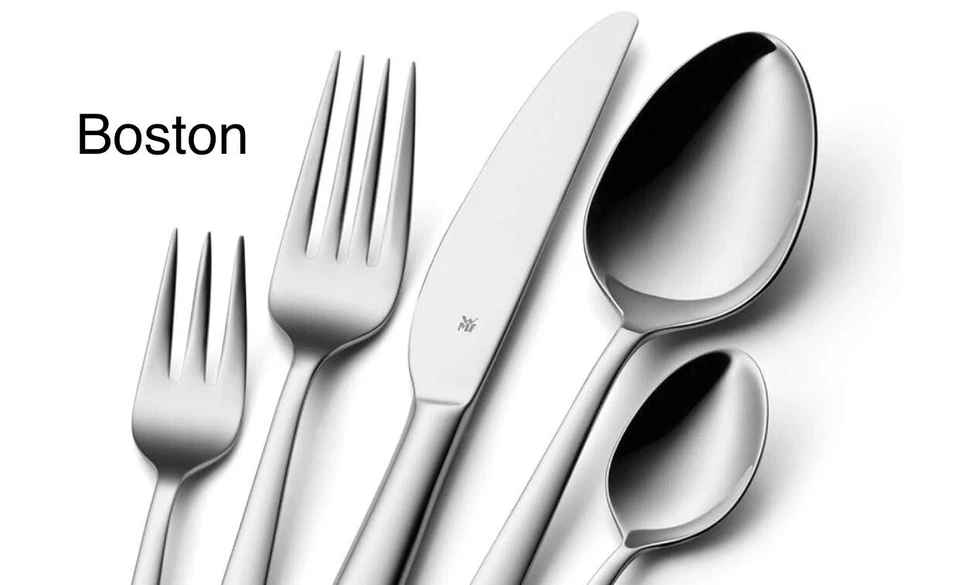 WMF BOSTON  SET 60 POSATE   PER 12 PERSONE ACCIAIO INOX Cromargan   ( PROMO ) - Immagine 3 di 4