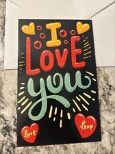 I Love You Wife Husband Boyfriend Girlfriend 5”x7.75" Stockwell Greeting Card