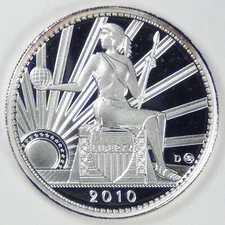 2010 Una 20 Ameros Silver Prototype Currency by Daniel Carr Moonlight Mint