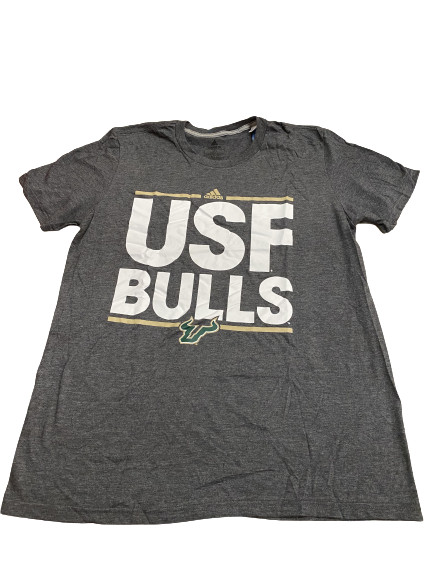 Adidas NCAA Univ. of South Florida Футболка S / S Performance серый / зеленый EI510