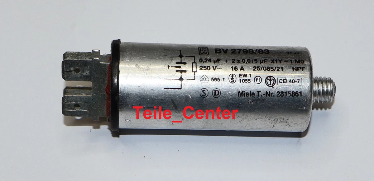 Miele Trockner Wäschetrockner Filter Netzfilter Kondensator BV2798 