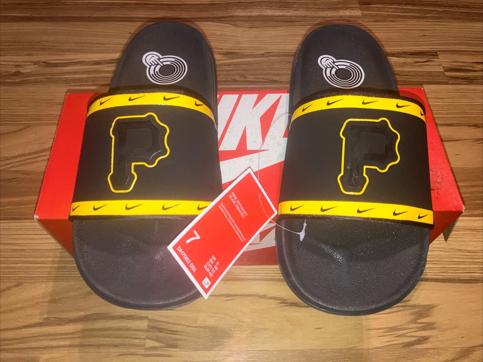 Nike Off Court Slides Pittsburgh Pirates taglia 7
