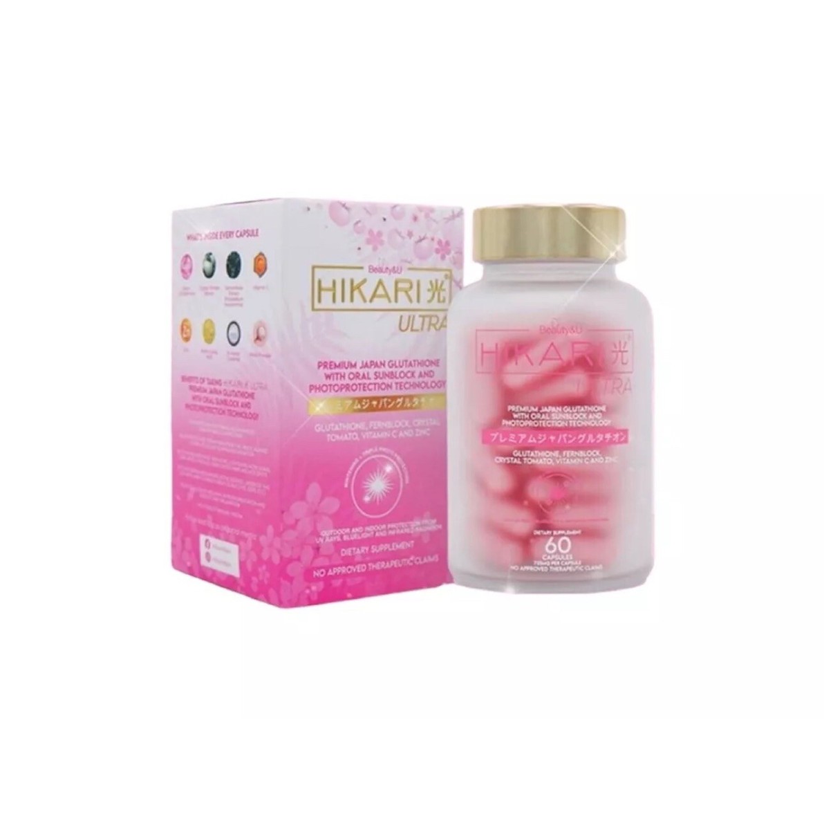 Hikari Ultra Premium Japan Glutathione Capsules 60 Count | eBay