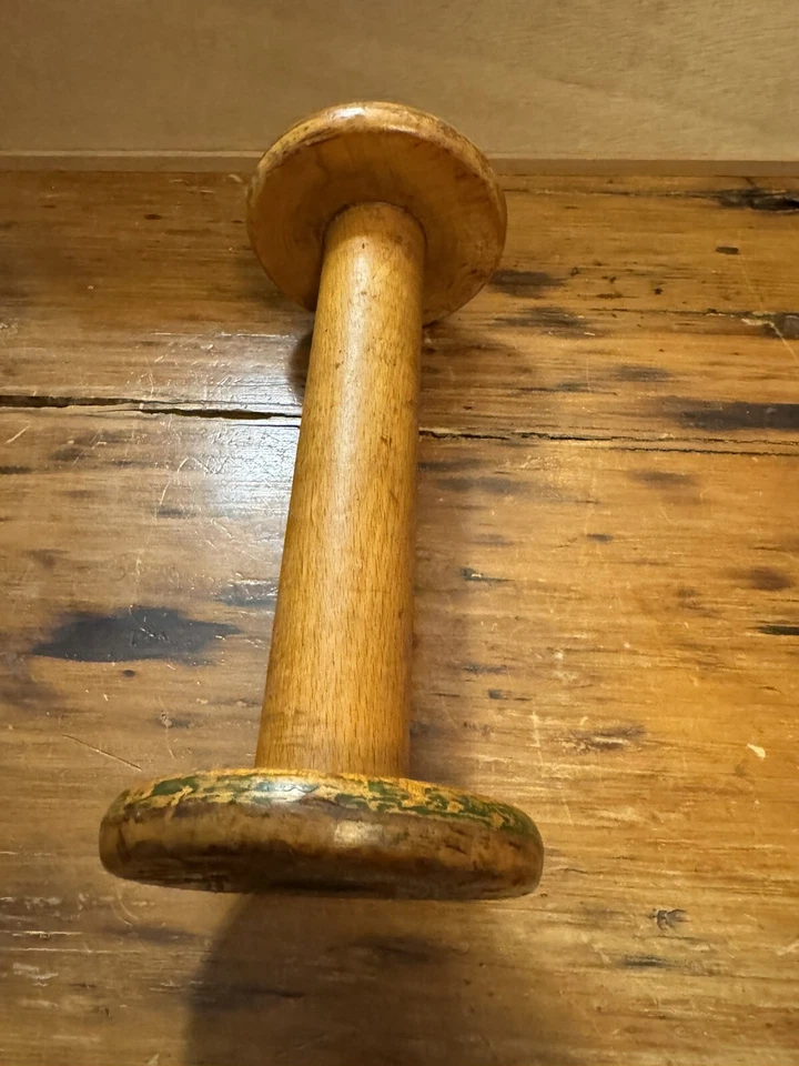 Antique Wooden Industrial Thread Spool - Image 4 of 4