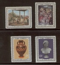 [ZZC-203] - Cuba - 1964 - 50th National Museum 4 Val.  ** MNH