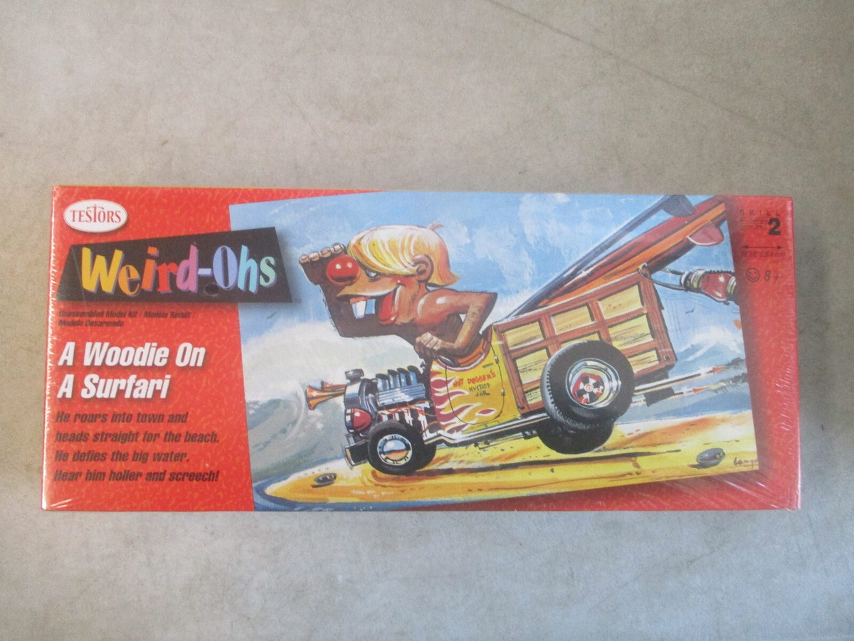 MIB 1994 WEIRD-OHS A WOODIE ON A SURFARI MODEL KIT TESTORS
