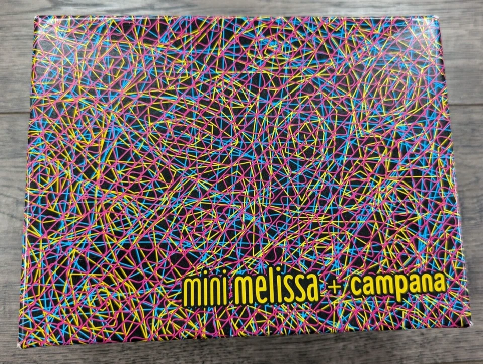 Ropa de bebé niña Mini Melissa + Campana Talla 7 Zapatos violetas con purpurina dorada Foto 3 de 4