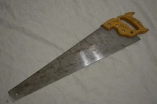 Pennsylvania Saw Corp. A-4 Hand Saw Penn State 26" Long Wheat Handle READ!!