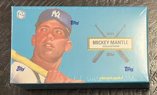 2021 TOPPS X MANTLE COLLECTION FACTORY SEALED PACK BOX 5 CARDS AUTO? CUT SIG? SP