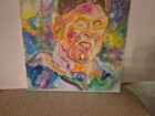 "Waldo,UPS Driver,United Parcel Driver",14-11"Acrylic On Canvas Painting,M.Waldo — photo 8