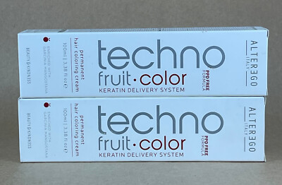 Alterego Techno Fruit Color Permanent Hair Coloring Cream 3.38 oz