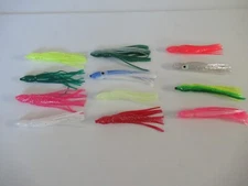 Hoochies Squid Skirts Octopus Trolling Fishing Lures 3" Choose Quantity  Colors