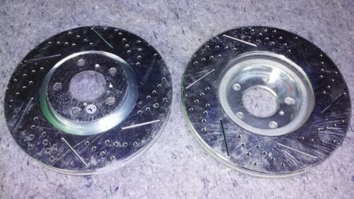 POWERSTOP AR8557XR Drilled and Slotted Rotor; Front Right & Left R7 - Picture 1 of 2