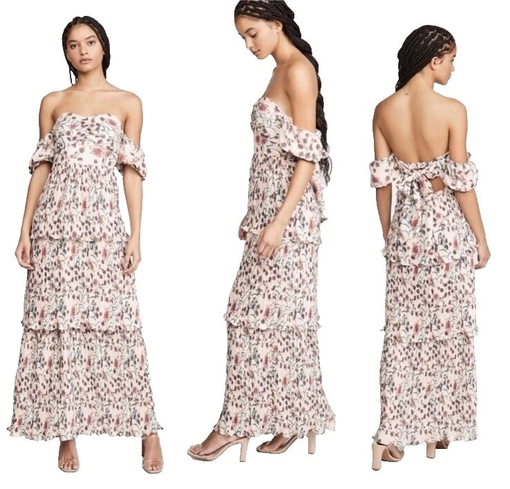 Vestido Plisado Anthropologie para De mujer