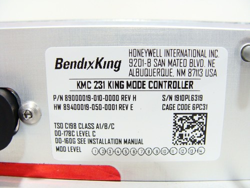 New Honeywell Bendix King KMC-231 AeroCruze 230 King Mode Controller - Picture 4 of 7