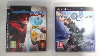 PS3 vanquish + wipeout hd fury - ITALIAN
