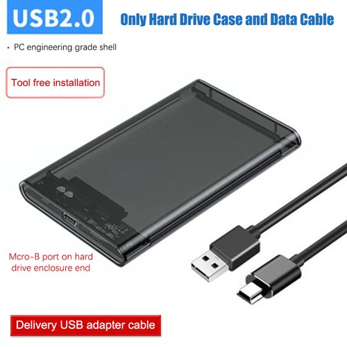 USB Type C HDD Enclosure SATA SSD Hard Drive Case For Solid State Or Mechanical - Photo 14/25