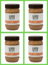 Vitacost Smooth  Unsalted Almond Butter, 16 oz, 4 PACK , FRESH  SEALED ITEM 