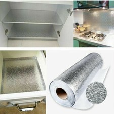 Aluminium Folie Selbstklebend Aufkleber Tischmatte Schublade Futter Küche Tapete