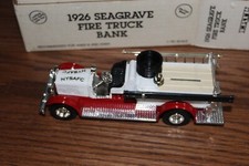 Ertl Toys 1926 SeaGrave Fire Truck Bank, New York State Assoc. Fire Chiefs
