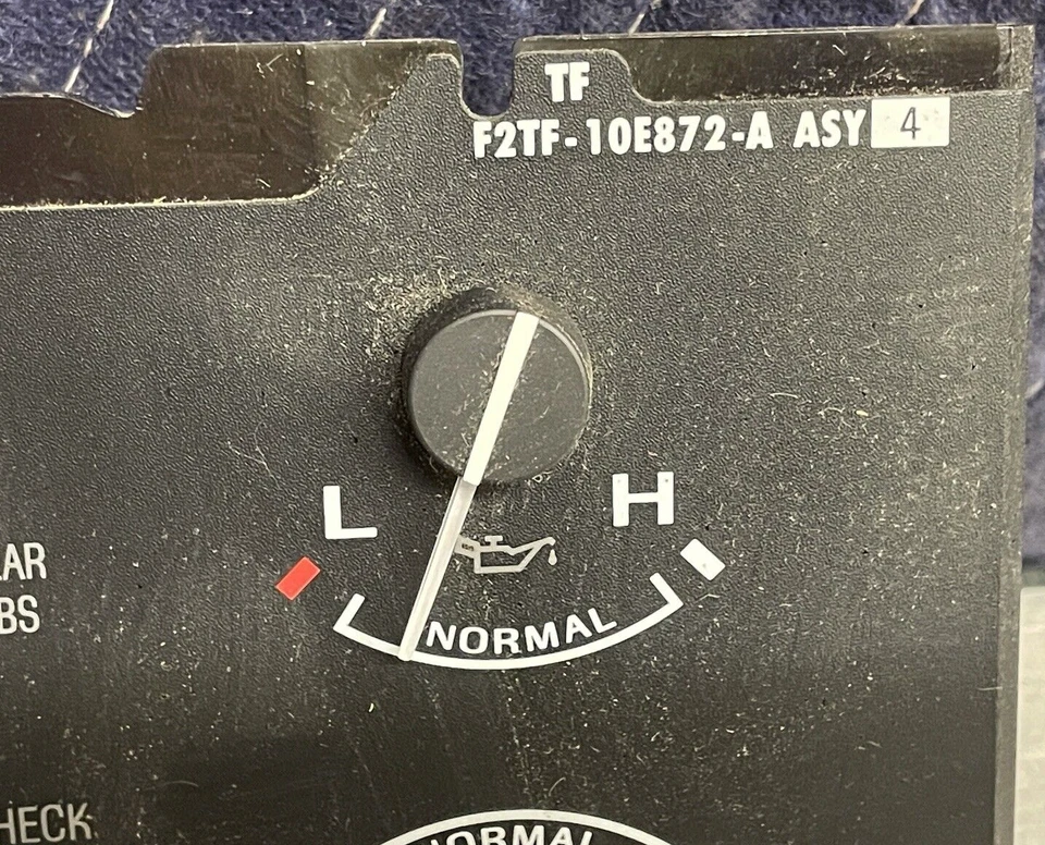 92-96 Ford Truck F150 F250 F350 Bronco Coolant Temperature & Oil Pressure Gauges Foto 4 de 4