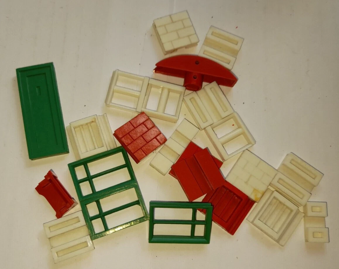 VINTAGE BAYKO 1950 s ASSORTED BUILDING PIECES eBay