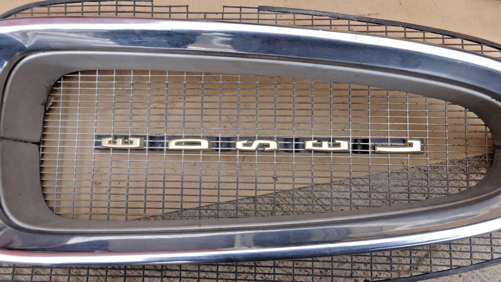 1958 Edsel Grille Center w/ Letters Original | Genuine OEM | Chrome ...