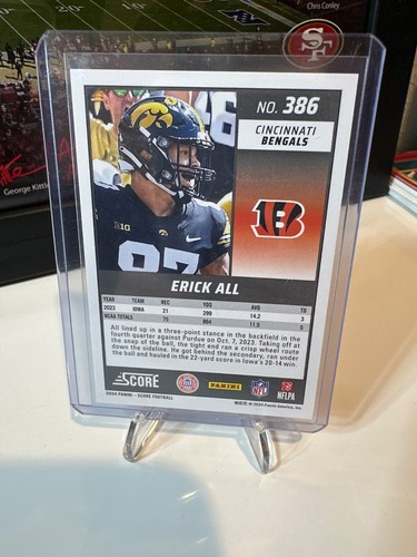2024 Panini Score Erick All RC Ellipse /299 - Picture 2 of 2