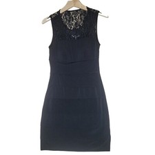 Intermission Bodycon Ruffle & Lace Short Dress Women's 4