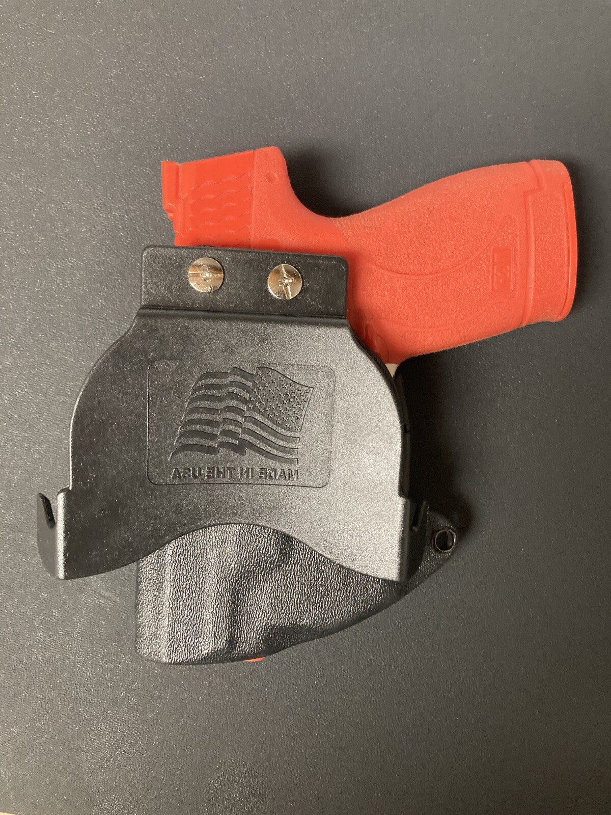 Kydex OWB Paddle Holster,  Smith & Wesson M&P Shield Plus w/Armalaser TR4,right