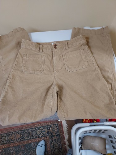 GAP Womens High Rise Wide Leg Corduroy 