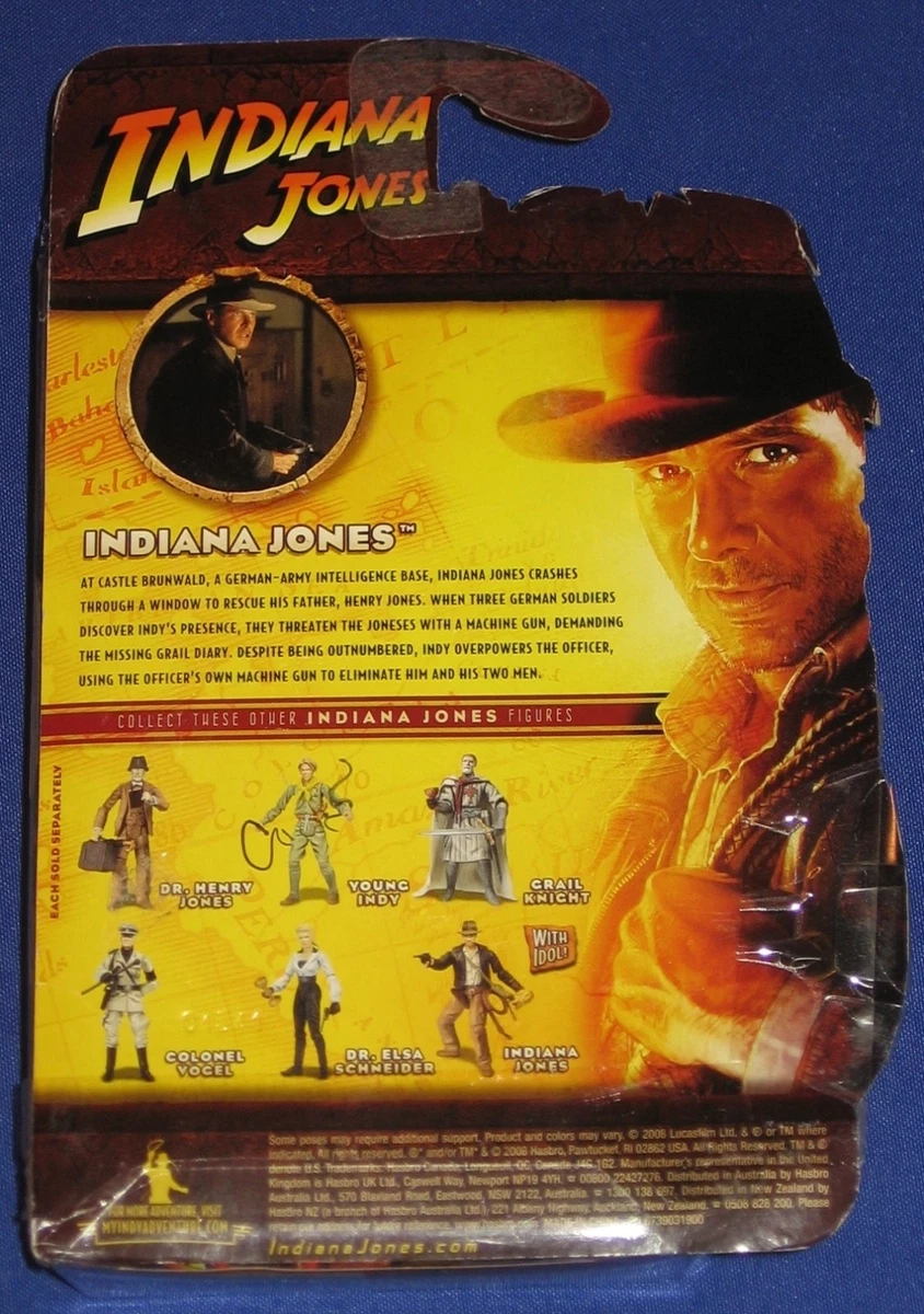 Indiana Jones Action Figure, 3 3/4 Inches Tall, 2008 Hasbro, Kingdo – Ron's  Rescued Treasures