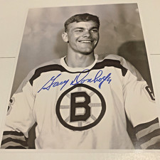 Gary Dornhoefer Boston Bruins Autographed Signed 8x10 Photo