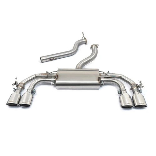 Cobra Audi S3 Exhaust System 8Y Saloon GPF Back Non Resonated AU156 Valved - Picture 7 of 7