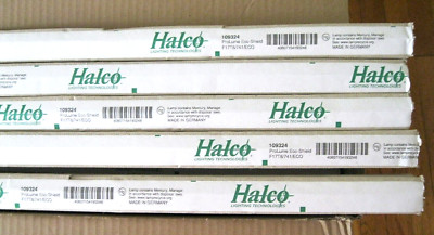 5 x HALCO F17T8/CW 17w Watt 24'' in Fluorescent Tube Lamp Bulb 4100K ECO 2FT LOT